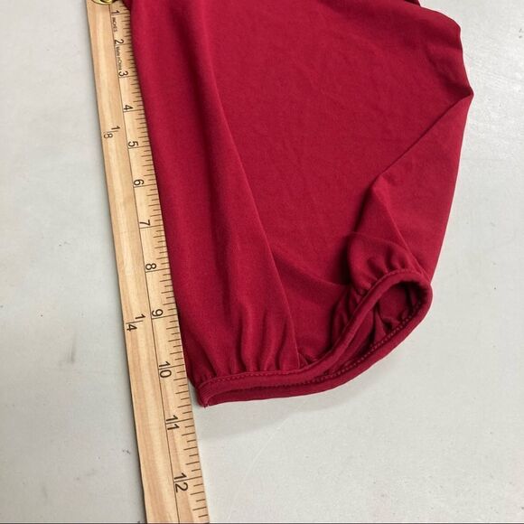 Women’s Red/Burgundy Top Size 3X - Picture 4 of 10